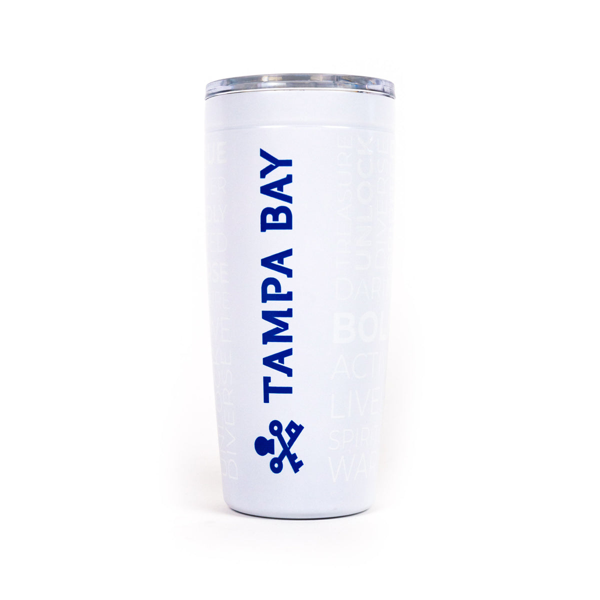 Tampa Bay White Tumbler - 20 oz