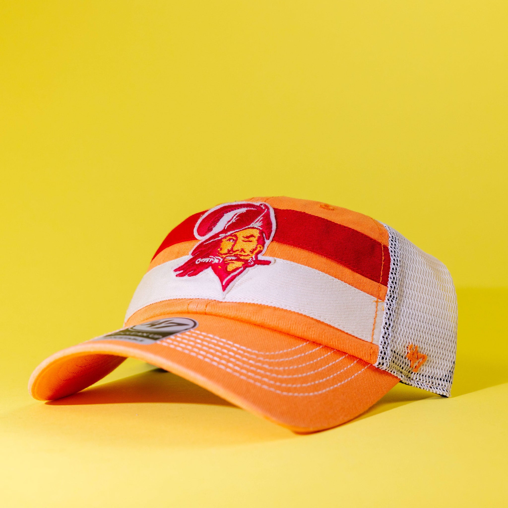 '47 Brand Tampa Bay Buccaneers Primary Logo Clean Up Adjustable Hat – Low Crown, Cotton, For Men - View #8