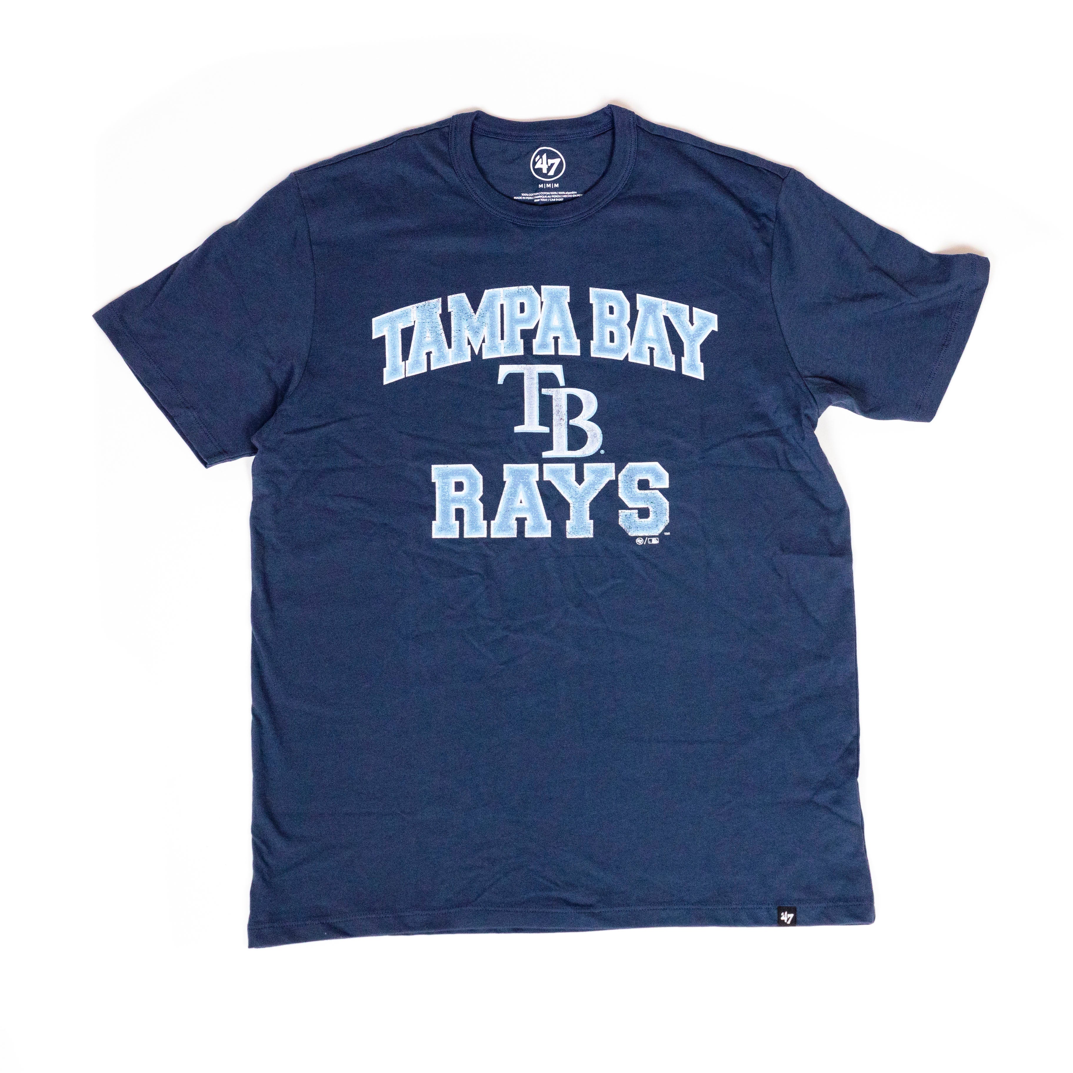 Rays Atlas Blue Union Arch Franklin T-Shirt