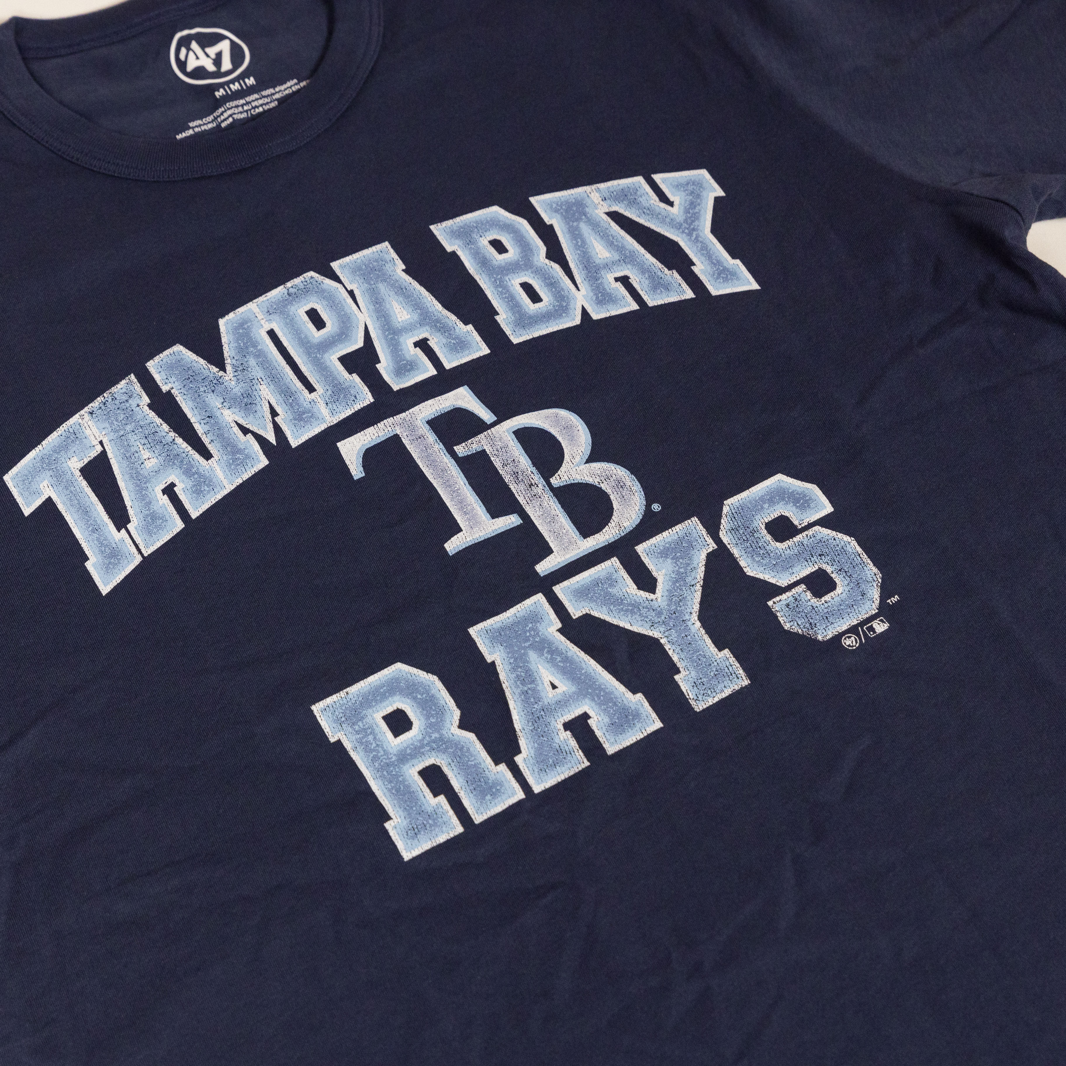 Rays Atlas Blue Union Arch Franklin T-Shirt – Visit Tampa Bay