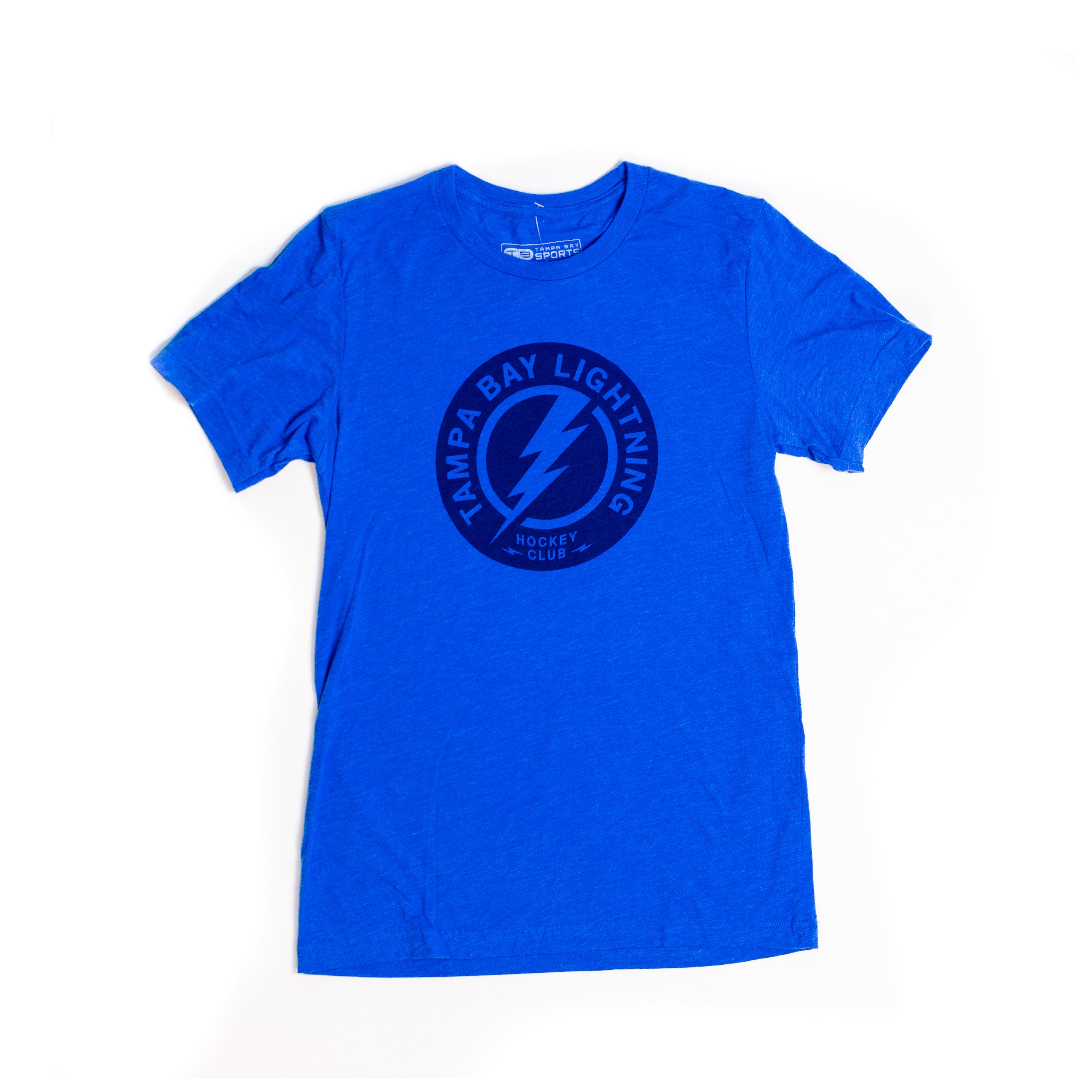 Tampa Bay Rays Homage x Topps Tri-Blend T-Shirt - Light Blue