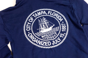 Tampa City Seal Hoodie - Navy