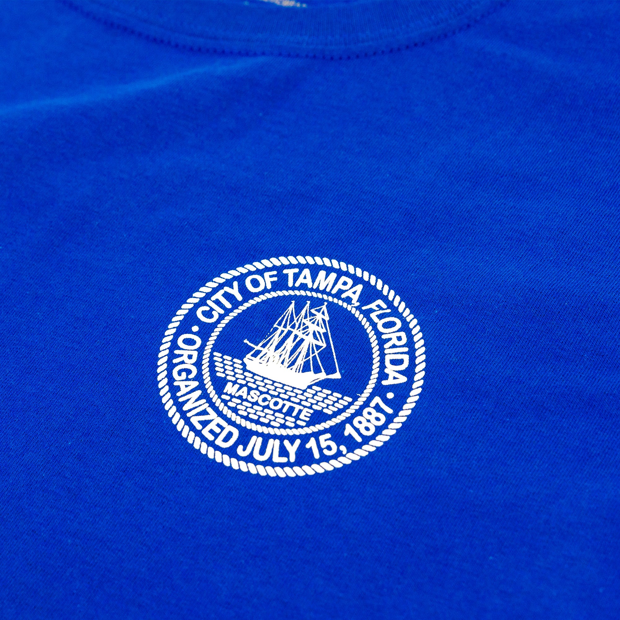 Tampa City Seal T-Shirt (Royal Blue)
